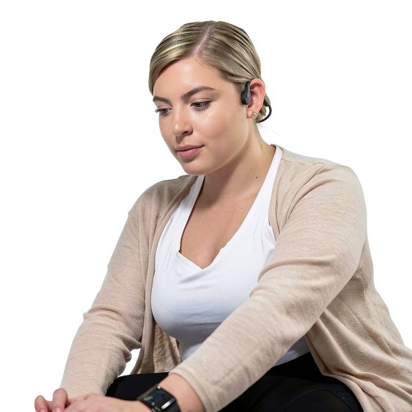 AfterShokz OpenMove Open Ear Headphones Bone Conduction Gray-7