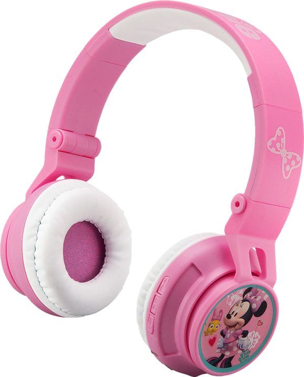 eKids Minnie Mouse Wireless Headphones for Kids Pink-2