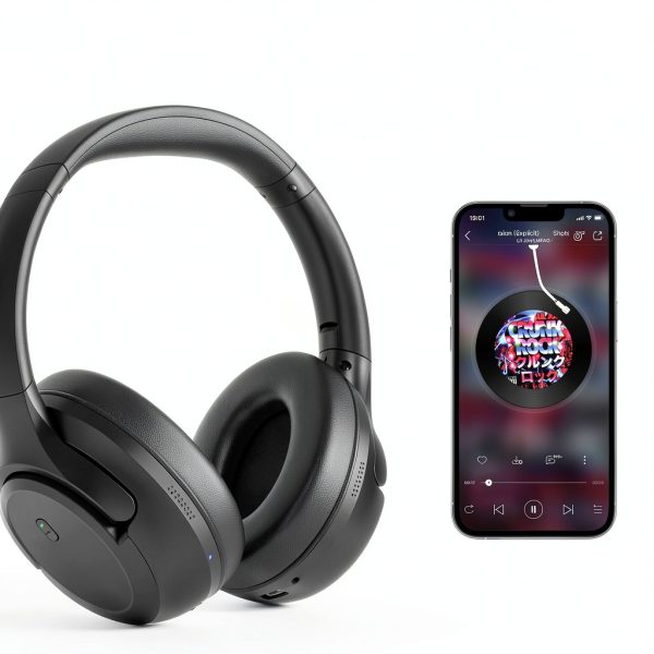 VILINICE Noise Cancelling Headphones Wireless Bluetooth Over-7