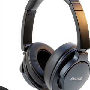 Maxell ANC BT32 Bluetooth Headphones Noise Cancelling Black-0