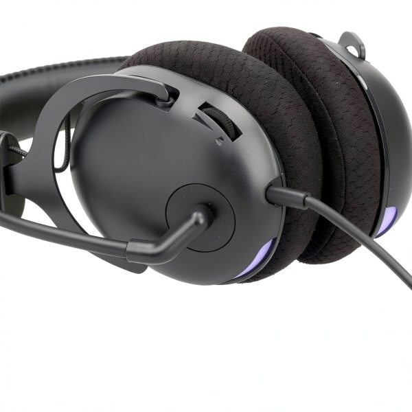 RadioShack Gaming Headphones 40mm Drivers Microphone Black-10