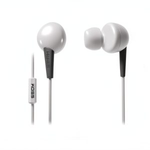 KOSS KEB6IW Wired In Ear Earbuds Microphone White-0