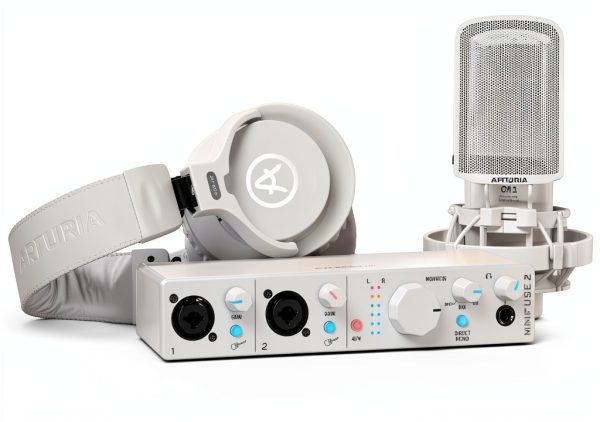 Arturia MiniFuse Recording Pack Studio Mic Headphones Kit-0