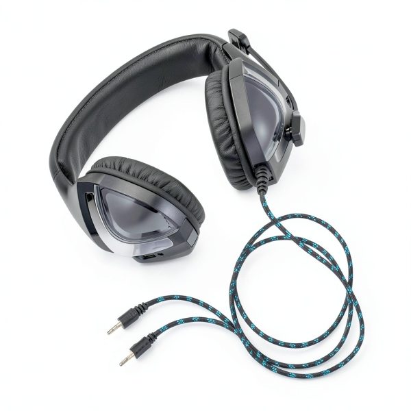 ENHANCE INFILTRATE GX H4 Over Ear Headphones Black 40mm-1