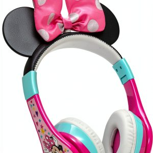 eKids Minnie Mouse Wireless Headphones for Kids Pink-0