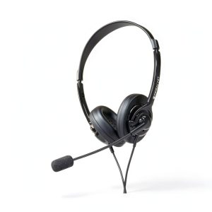 Spracht ZUM350B Wired On Ear Headphones Black 40mm Drivers-0