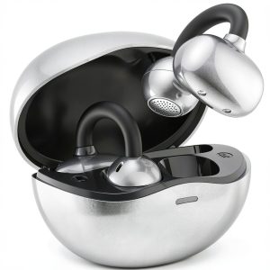 TOZO Open Ear Clip Earbuds 24H Playtime Waterproof Black-0