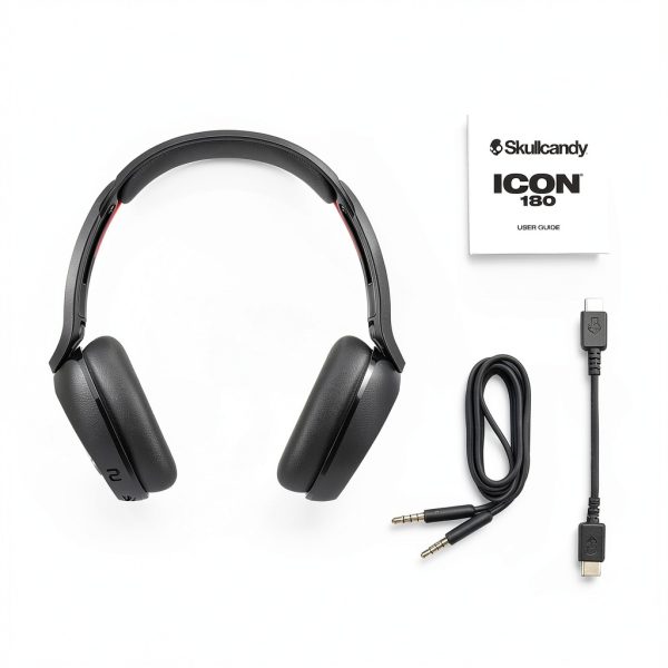 Skullcandy Icon 180 Wireless Bluetooth Headphones Black-10