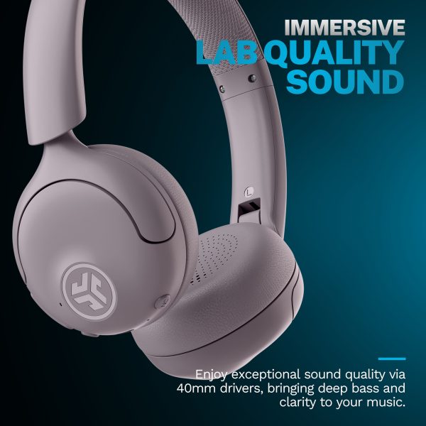 JLab GO LUX ANC Wireless On Ear Headphones Active Noise-4