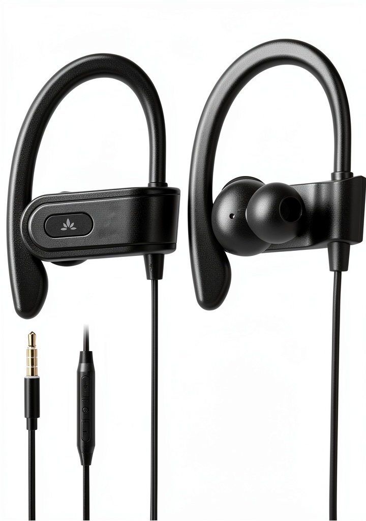 Avantree E171 earbuds showing ergonomic design and ear hooks