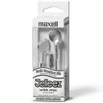 Maxell Jelleez Soft Earbuds with Mic White Durable Cord-0