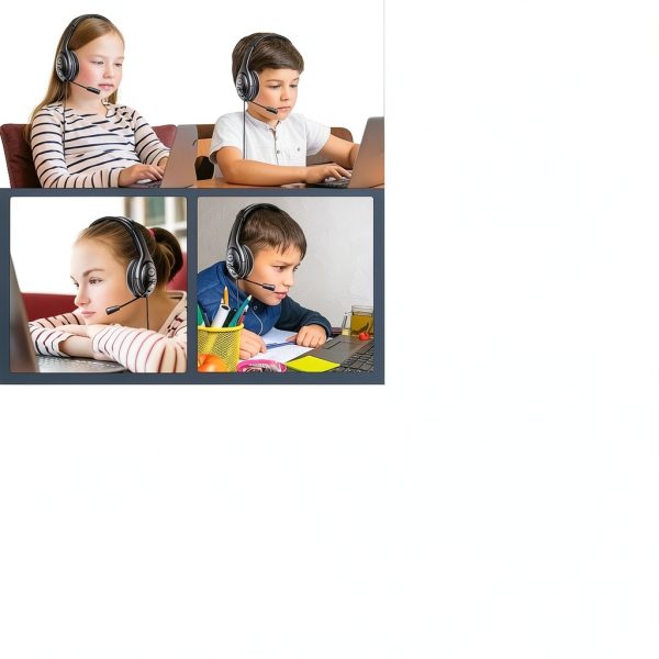 Techprotectus USB Noise Cancelling Headphone Boom Mic Gaming-5