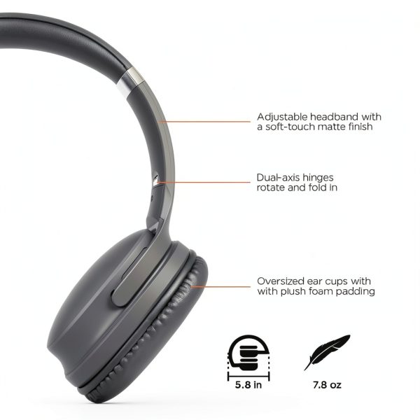 HyperGear Flip 2 in 1 Bluetooth Headphones Speaker Mode-9