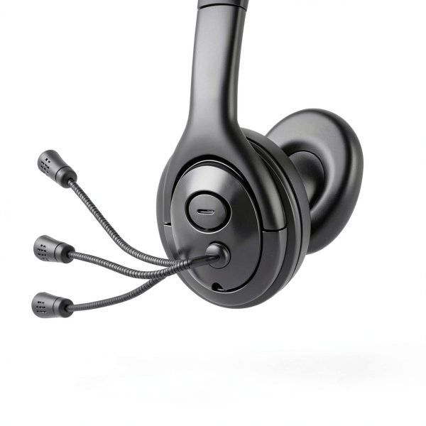 Techprotectus USB Noise Cancelling Headphone Boom Mic Gaming-1