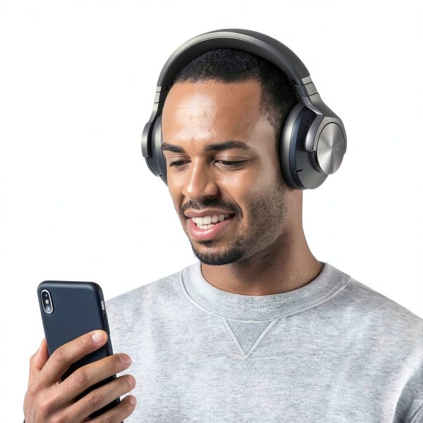 Technics Wireless Noise Cancelling Over Ear Headphones Black-4
