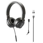 Maxell Wired Headphones USB C DAC Boom Mic Gaming-0