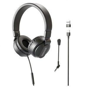 Maxell Wired Headphones USB C DAC Boom Mic Gaming-0