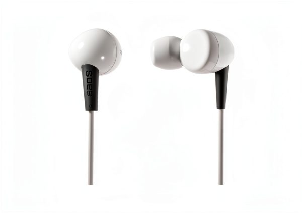 KOSS KEB6IW Wired In Ear Earbuds Microphone White-1