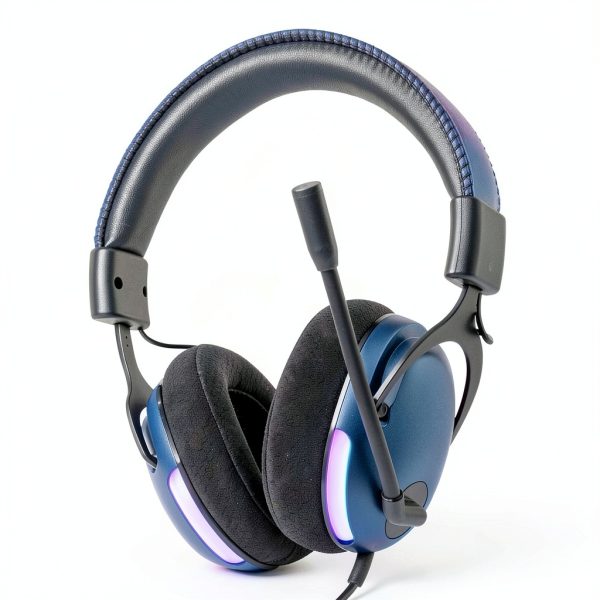 RadioShack Gaming Headphones 40mm Drivers Microphone Black-6