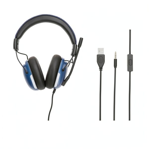 RadioShack Gaming Headphones 40mm Drivers Microphone Black-8