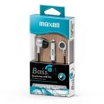 Maxell Bass Earbuds with Mic Enhanced Sound Inline Control-0