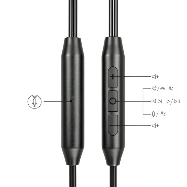 Avantree C171 USB C Wired Earbuds Microphone Volume Controls-3