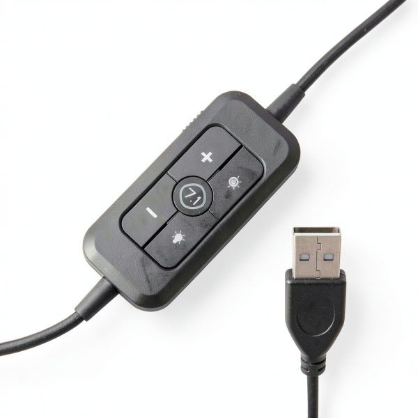 RadioShack Gaming Headphones 7.1 USB 50mm Drivers Black Red-2