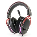 RadioShack Gaming Headphones 7.1 USB 50mm Drivers Black Red-0