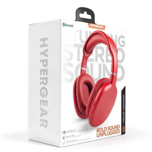 HyperGear Vibe Wireless Headphones Stereo Sound Comfort-1