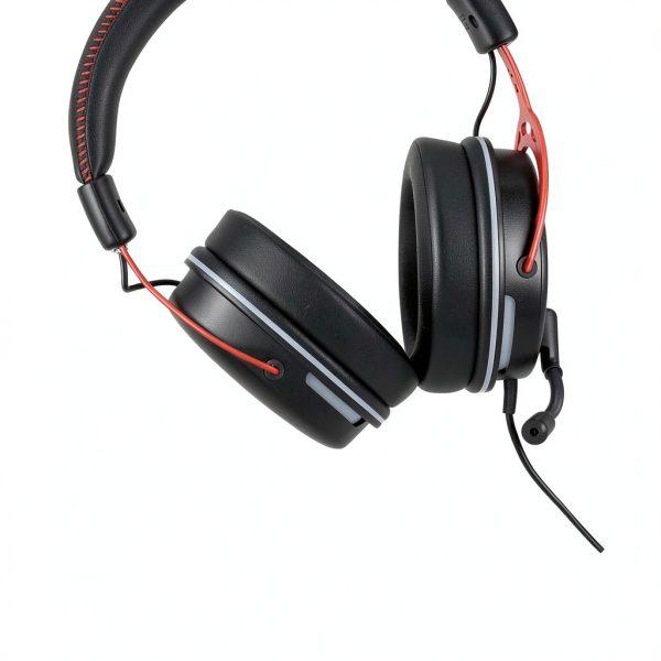 RadioShack Gaming Headphones 7.1 USB 50mm Drivers Black Red-3