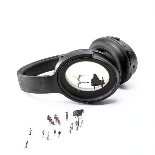 VILINICE Noise Cancelling Headphones Wireless Bluetooth Over-4