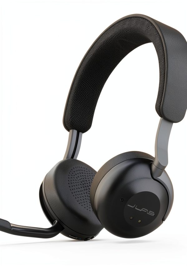 JLab Epic Work ANC Wireless Headset Graphite Noise Control-3