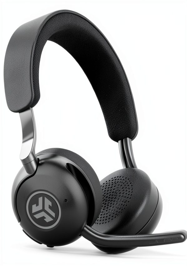 JLab Epic Work ANC Wireless Headset Graphite Noise Control-0