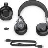 JLab Epic Work ANC Wireless Headset Graphite Noise Control-4