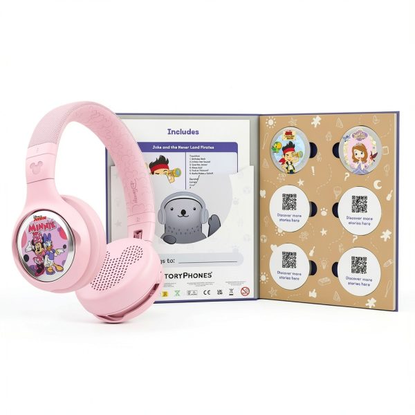 ONANOFF StoryPhones Kids Headphones Pink 20Hour Play Disney StoryDisk-0