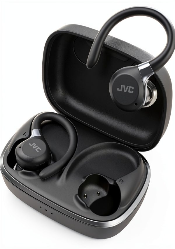 JVC Fitness True Wireless In Ear Bluetooth Headphones HAEC75TB Black-1