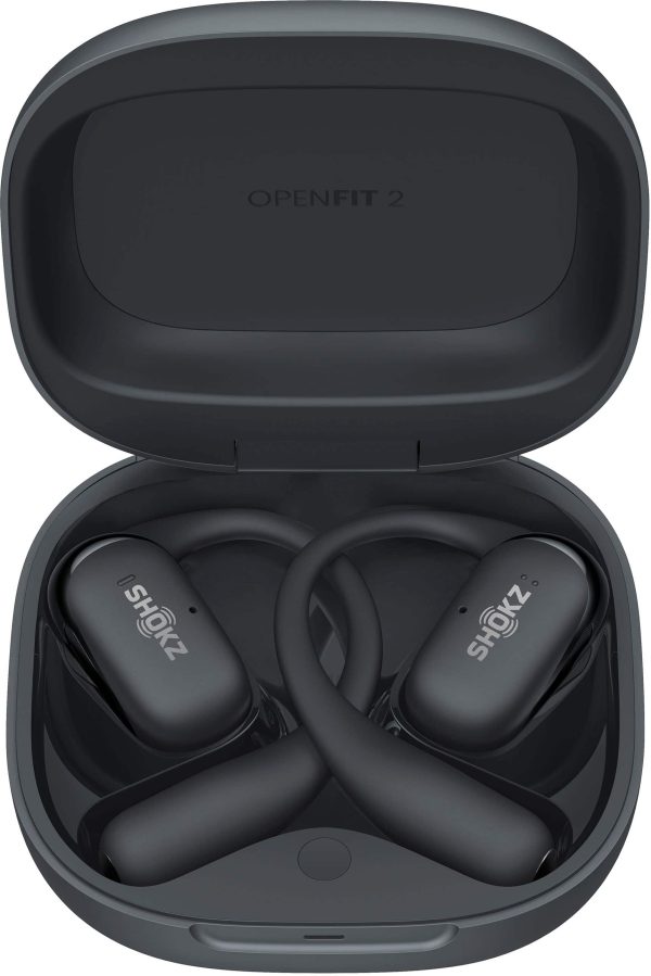 Shokz OpenFit 2 Open Ear Wireless Earbuds DualBoost Lightweight Black-14