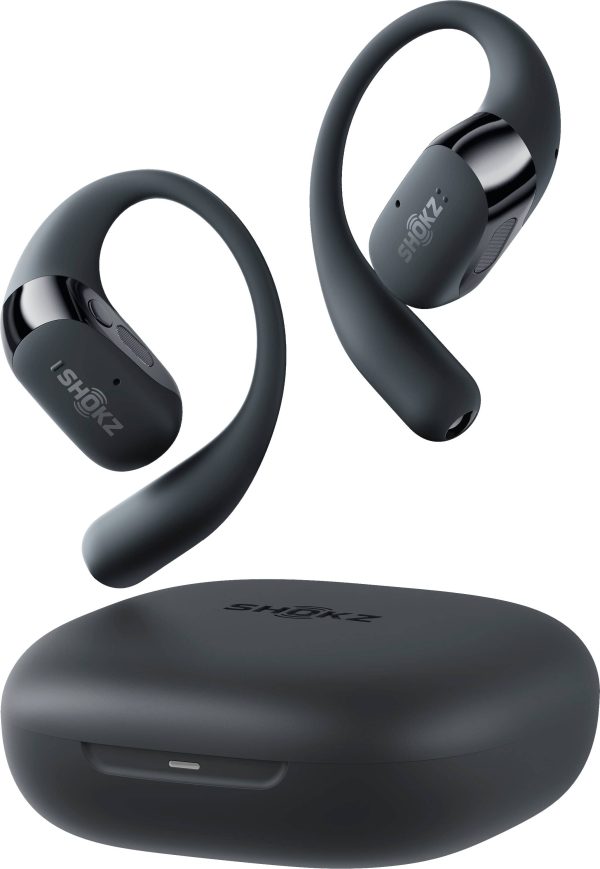 Shokz OpenFit 2 Open Ear Wireless Earbuds DualBoost Lightweight Black-1