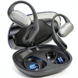 VEAT00L T5 Open-Ear Wireless Headphones with Mic Lightweight Design-0