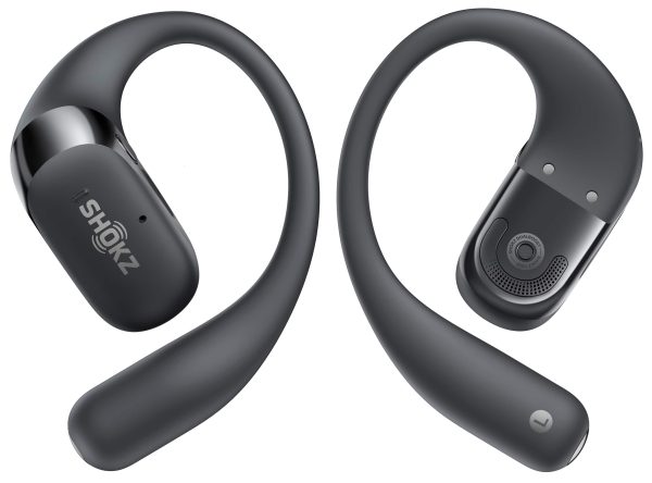 Shokz OpenFit 2 Open Ear Wireless Earbuds DualBoost Lightweight Black-0
