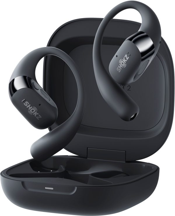 Shokz OpenFit 2 Open Ear Wireless Earbuds DualBoost Lightweight Black-16