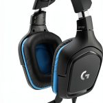 Logitech G432 Gaming Headset Black/Blue with 50 mm Drivers and DTS 2.0-0