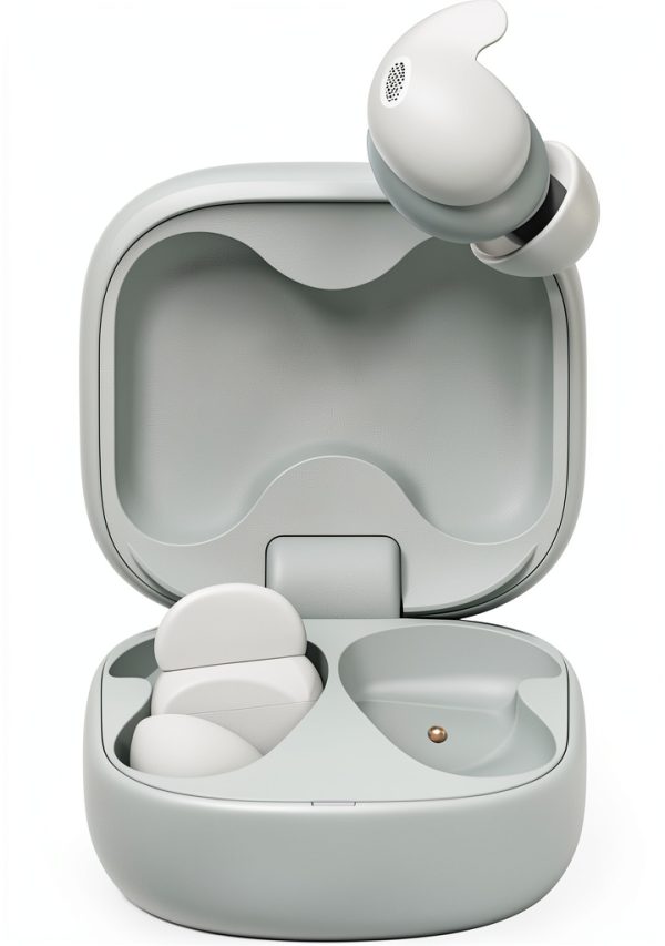 Sony LinkBuds Fit True Wireless Noise Cancelling Earbuds Sage Green-2