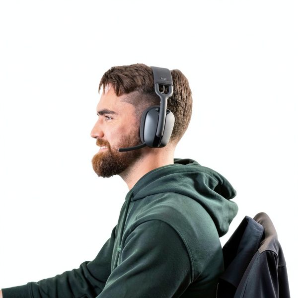 Logitech Zone Vibe Bluetooth Headphones Noise Canceling Mic Graphite-1