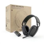 Logitech Zone Vibe Bluetooth Headphones Noise Canceling Mic Graphite-0